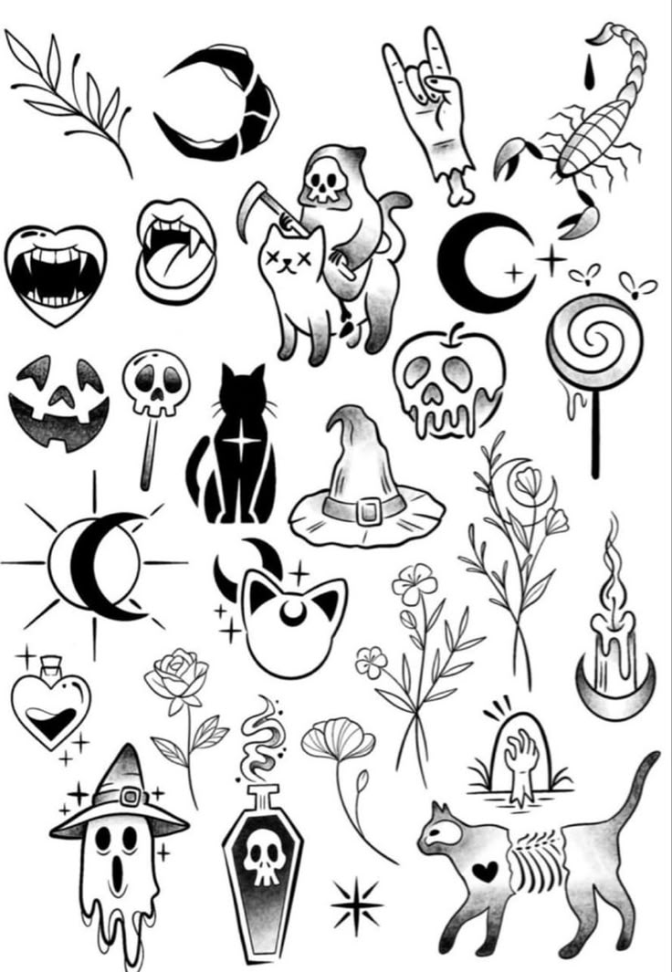Flash tattoo design from Halloween Flash Sale at PhillyInkz in Ocala, FL