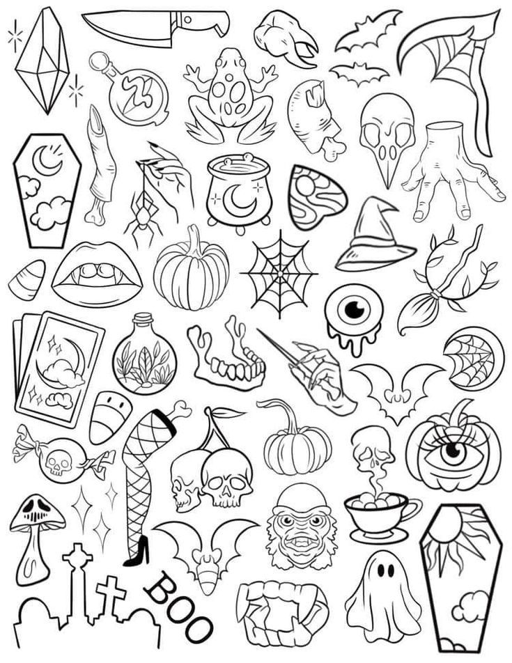Flash tattoo design from Halloween Flash Sale at PhillyInkz in Ocala, FL