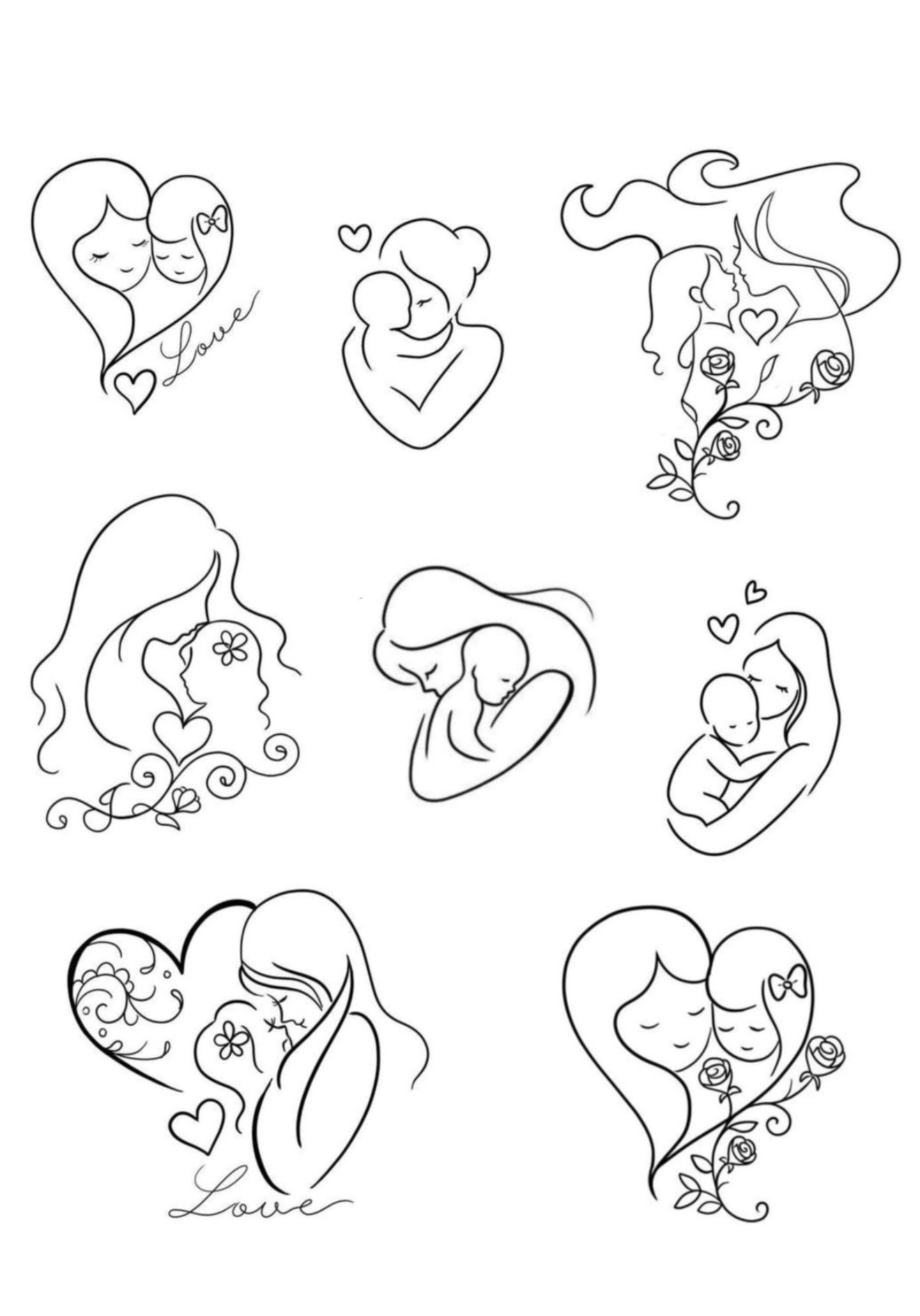 Flash tattoo design from Mothers Day Flash at PhillyInkz in Ocala, FL