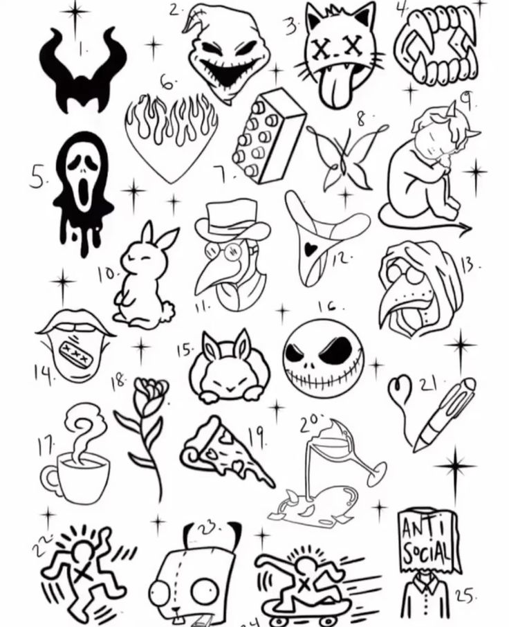 Flash tattoo design from Halloween Flash Sale at PhillyInkz in Ocala, FL