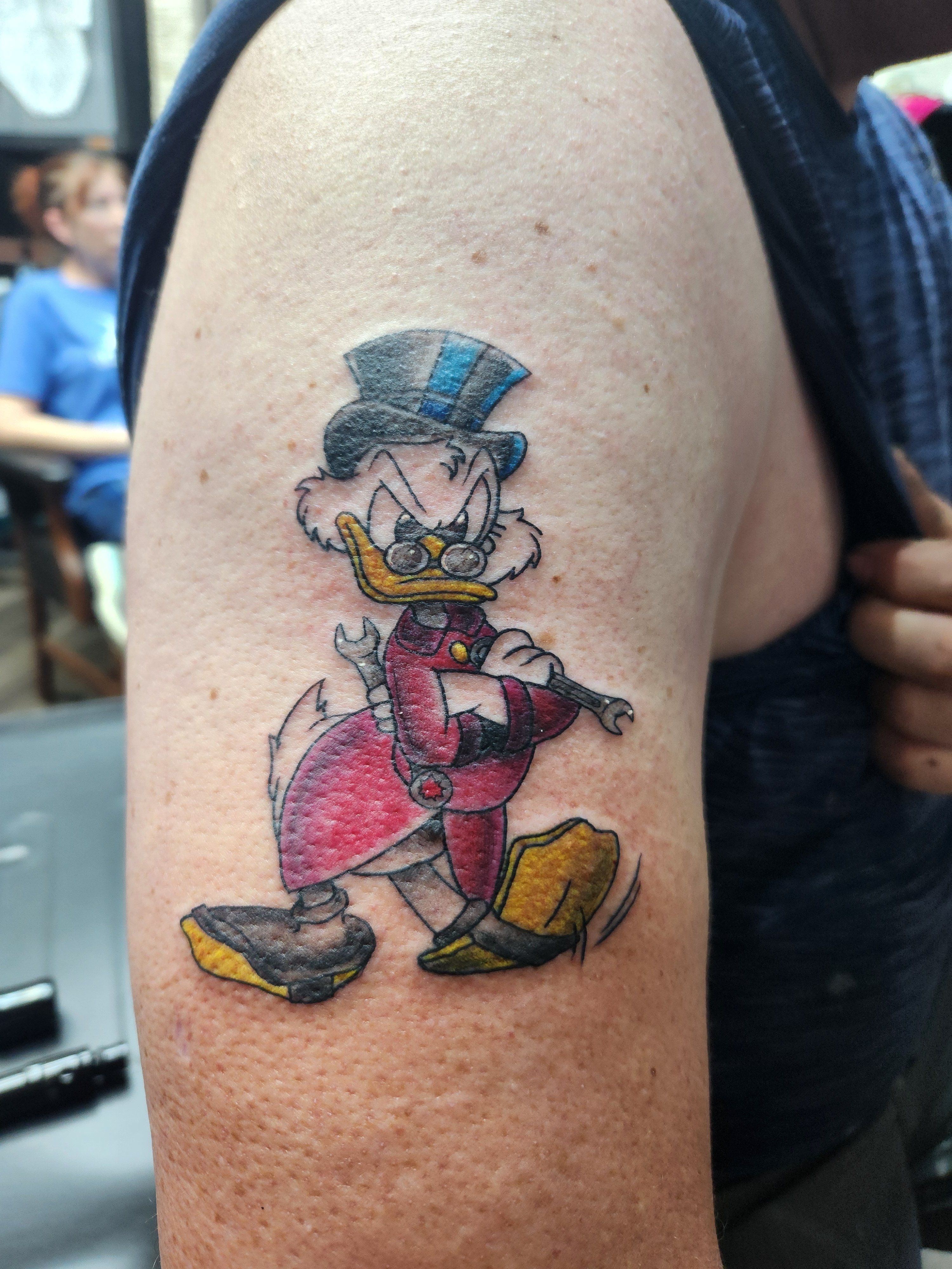 Scrooge McDuck mechanic piece