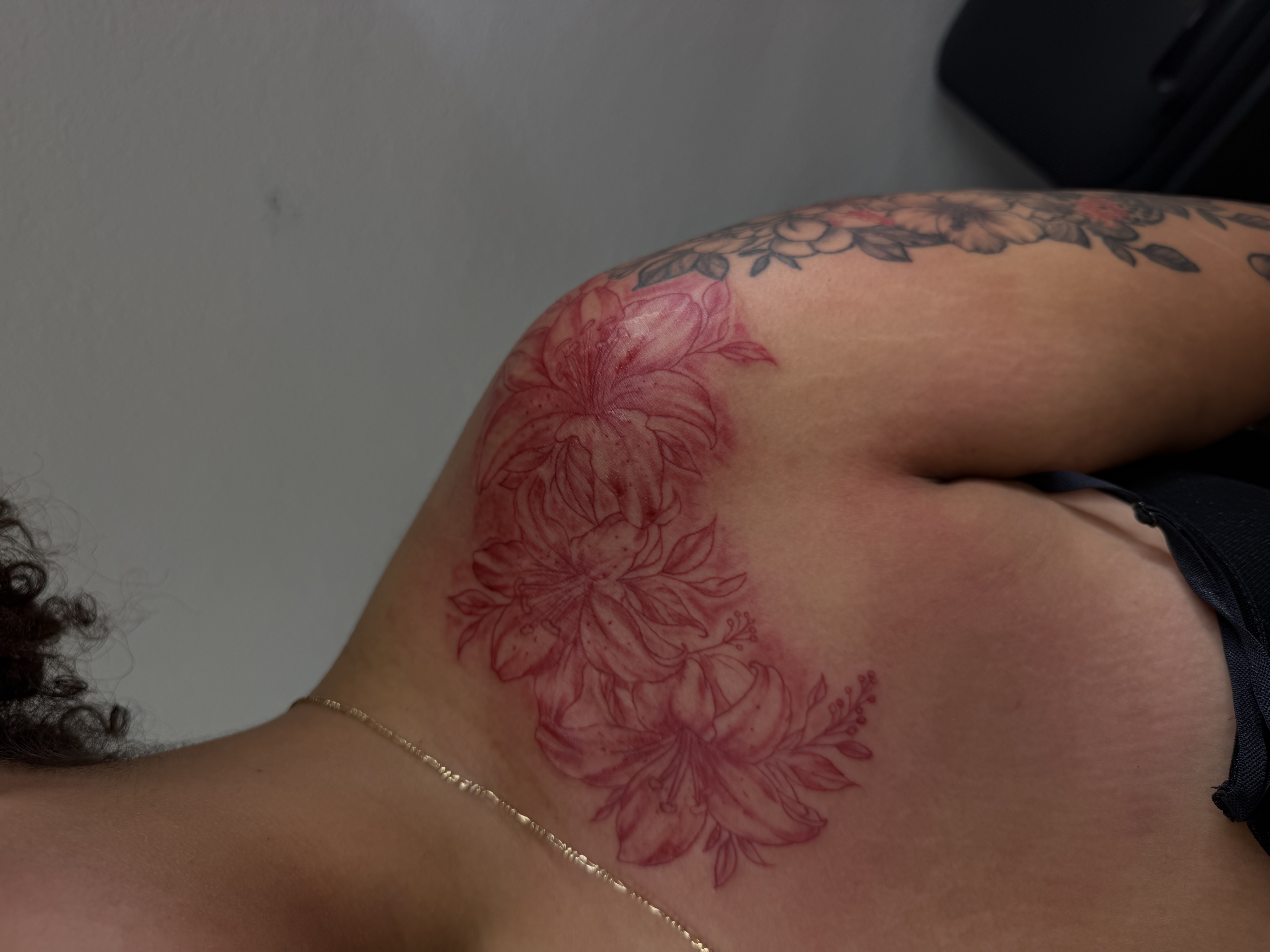 Chest floral piece