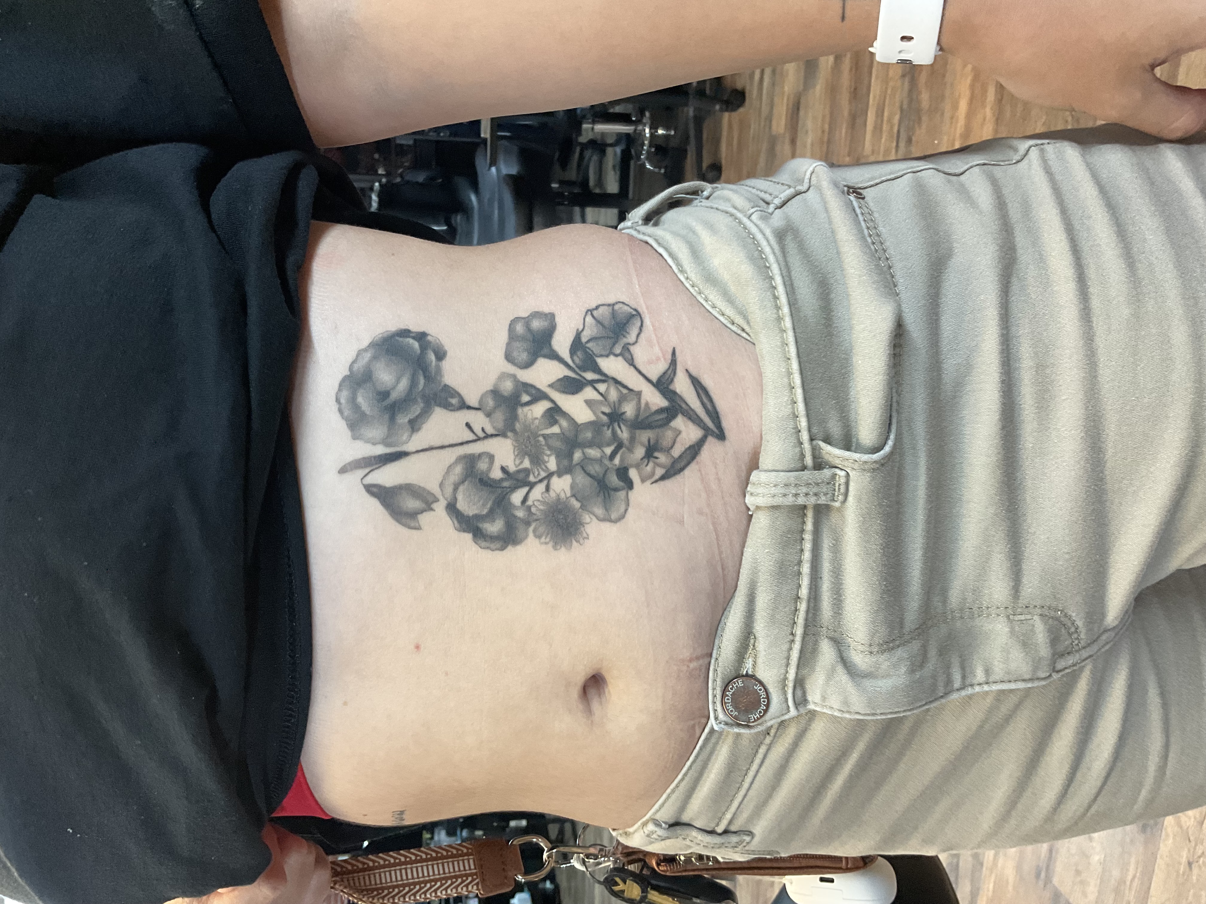Fully healed floral piece
