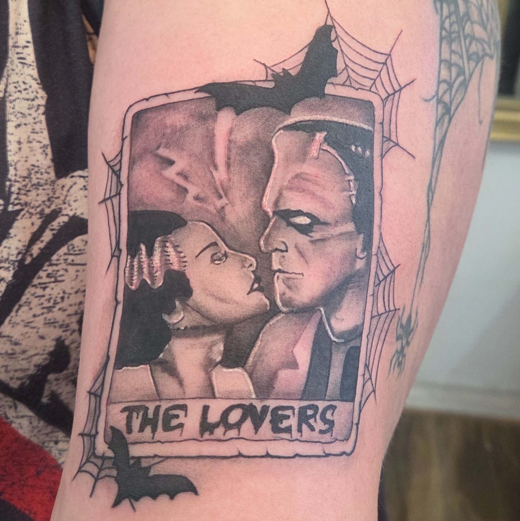 Joe Osborne Blackwork tattoo
