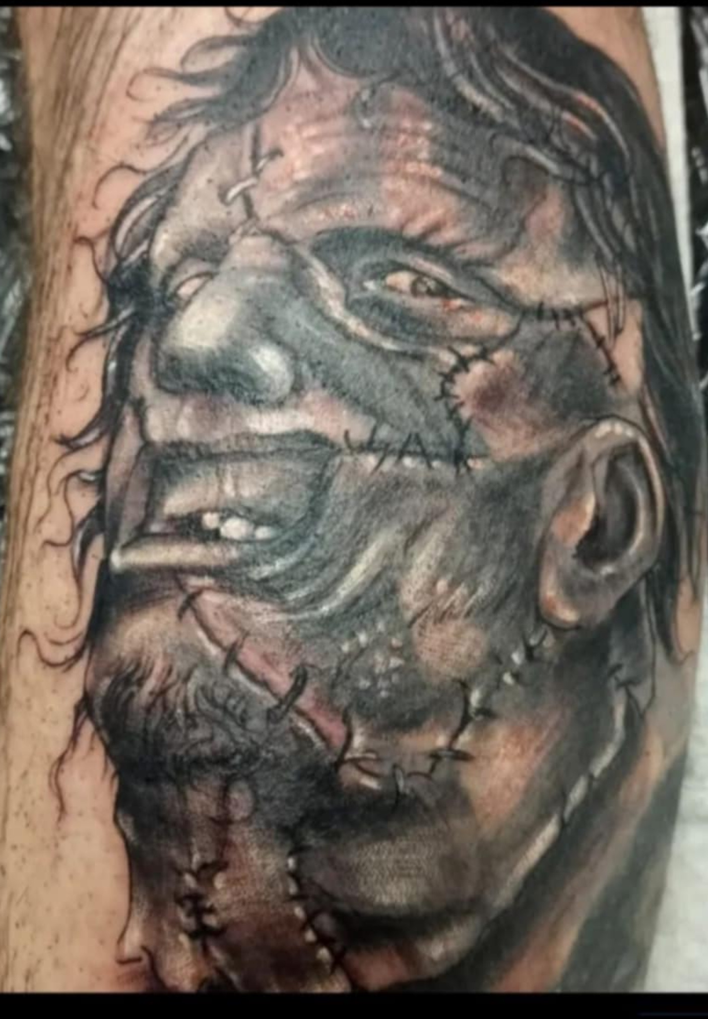 A cover up with theater face