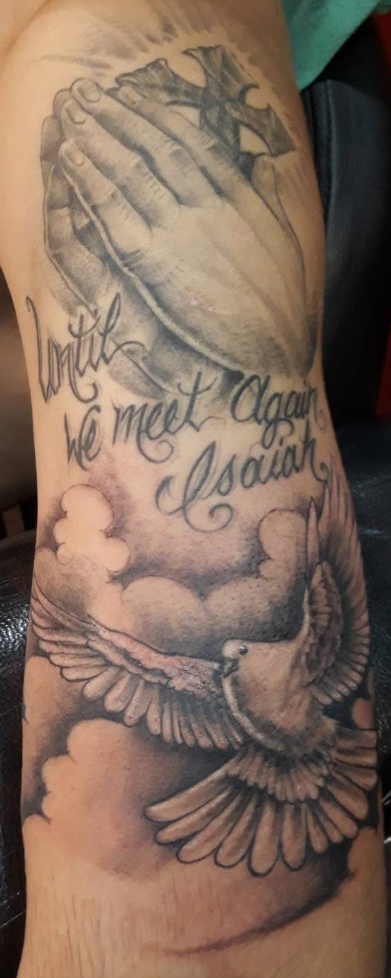 Dove of peace for a lost loved one