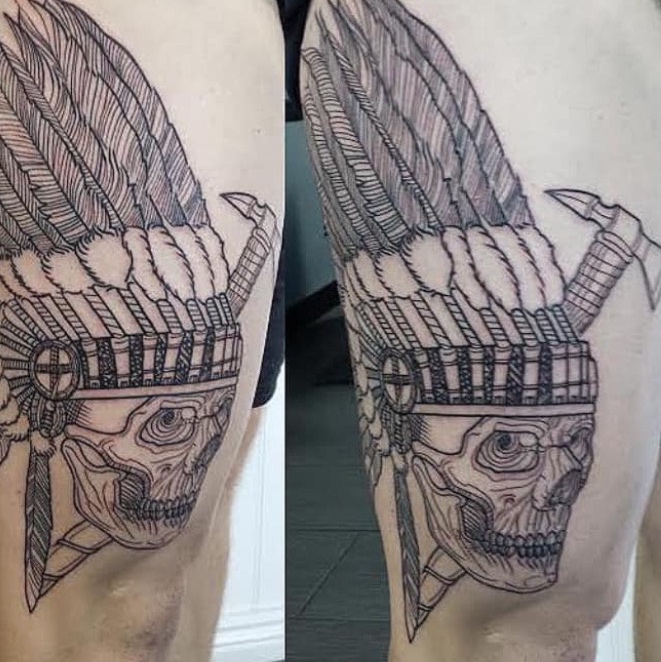 Tattoo by Raven Wolf Morningstar, piece 2